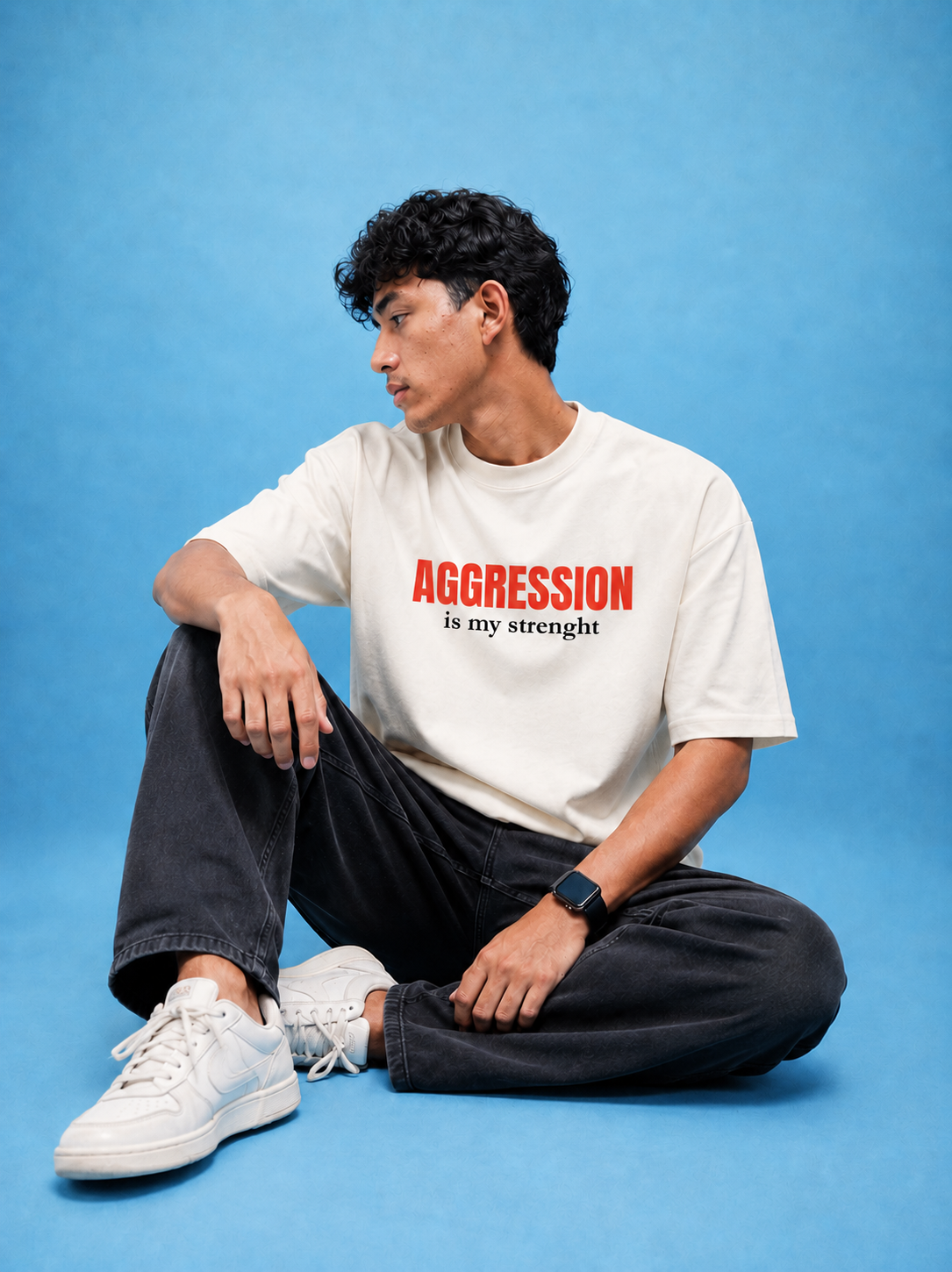 Aggression Customized Oversized T-Shirt