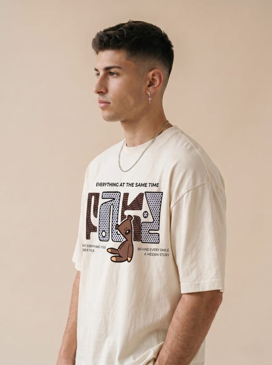 Fake Smile Oversized Customized T-shirt