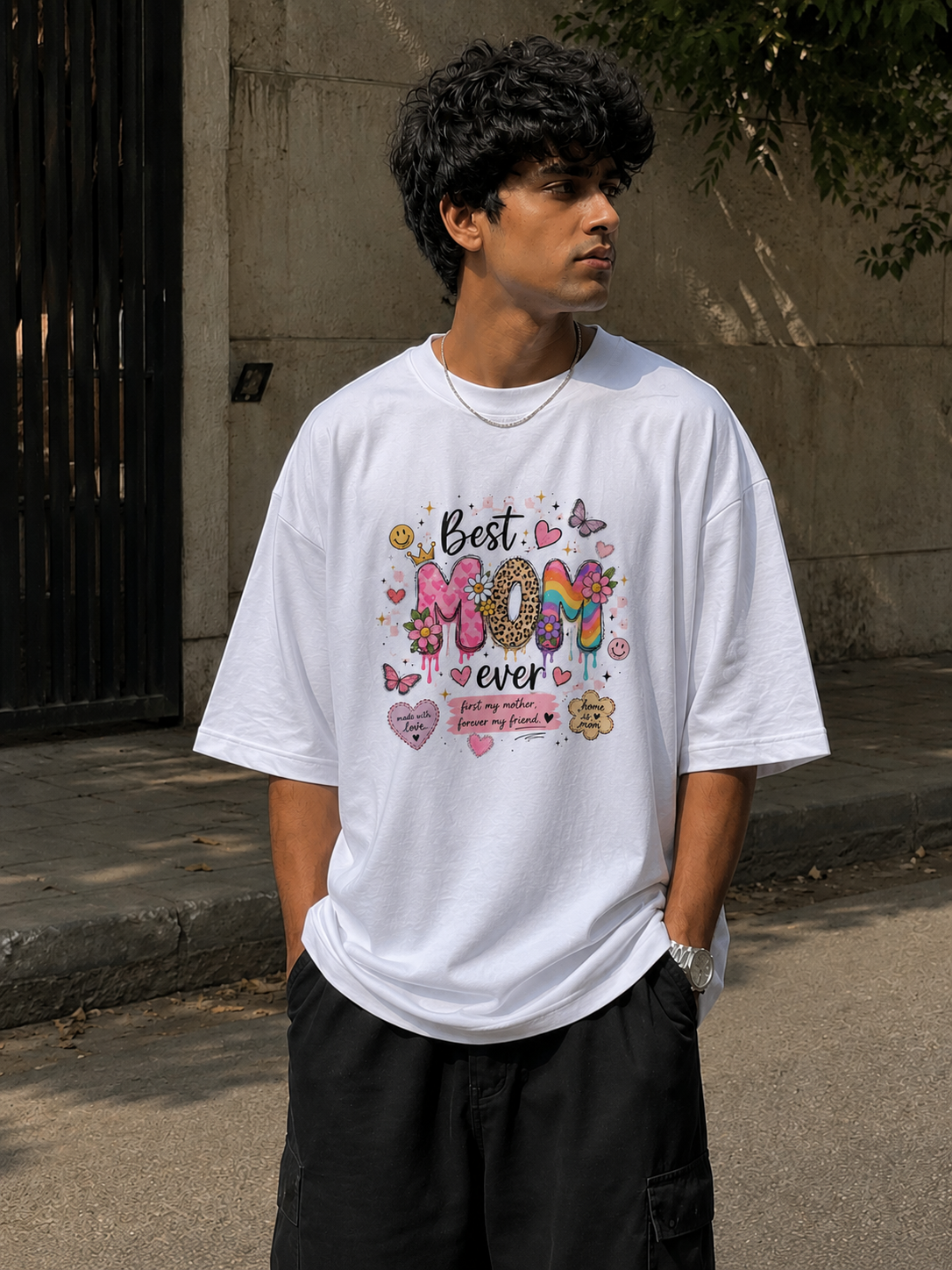 Mother's Day Special Customized Oversized T-shirt