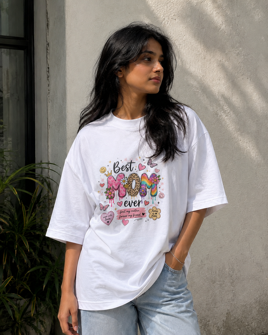 Mother's Day Special Customized Oversized T-shirt