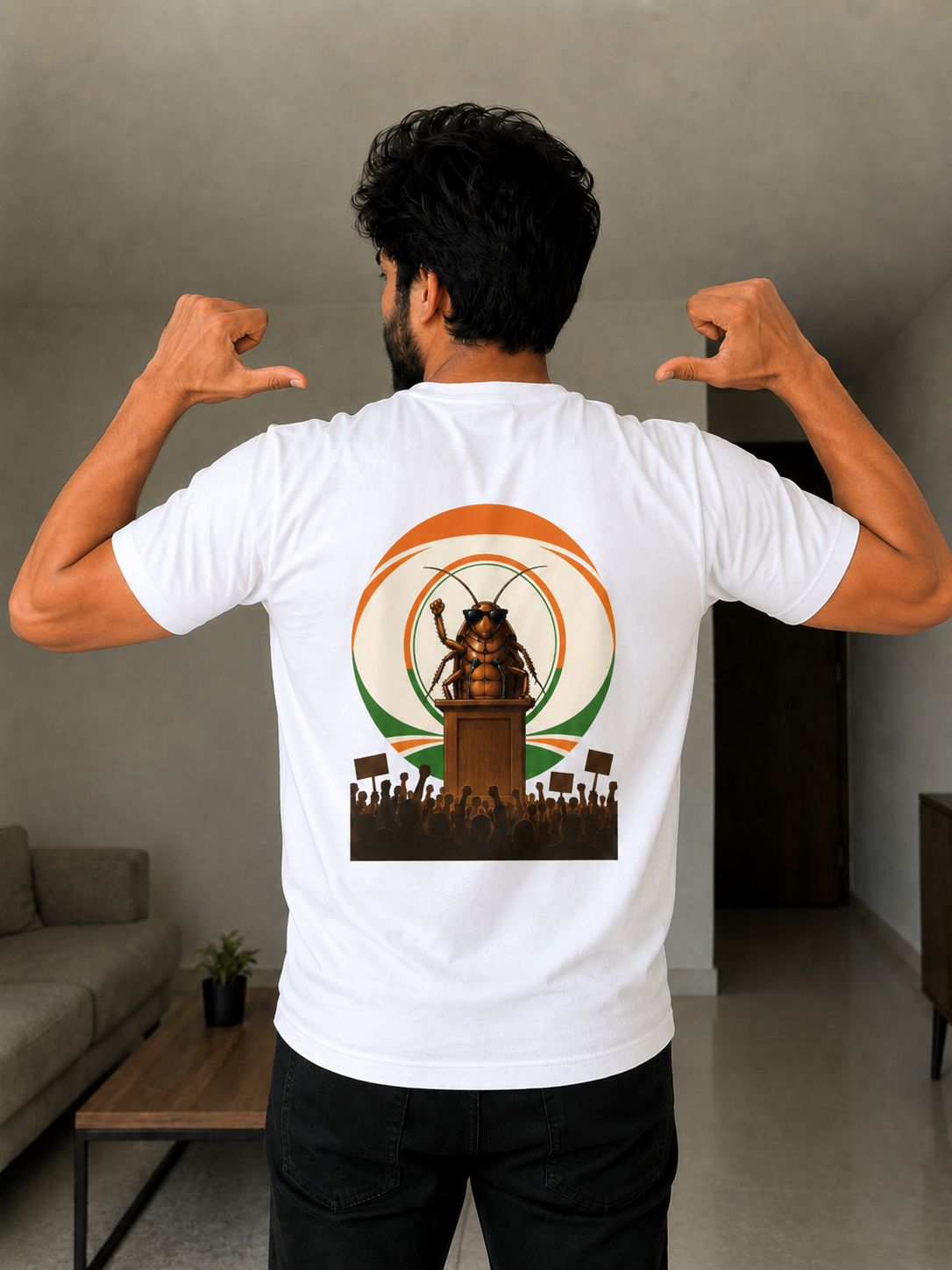 Cockroach Janta Part Customized T-shirt