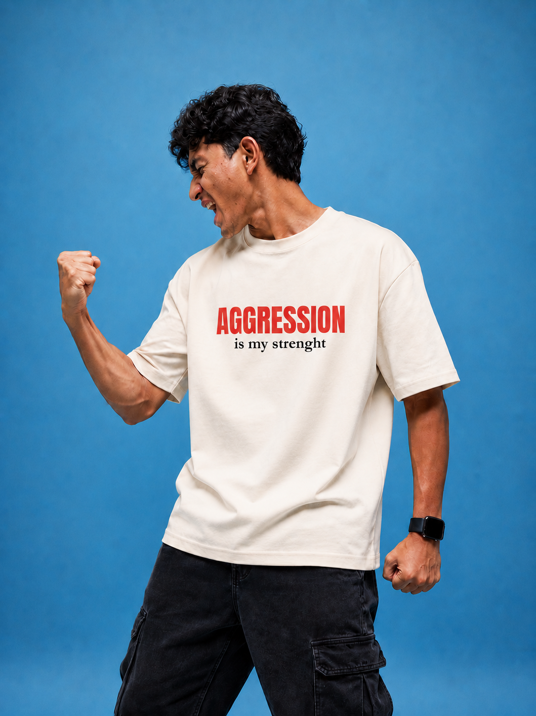 Aggression Customized Oversized T-Shirt
