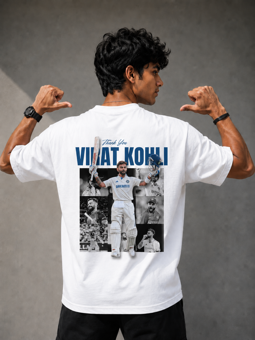 Virat Kohli Oversized Customized T-shirt Limited Edition