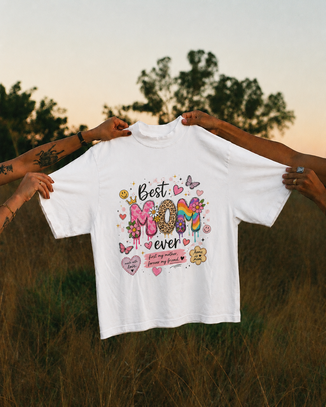 Mother's Day Special Customized Oversized T-shirt